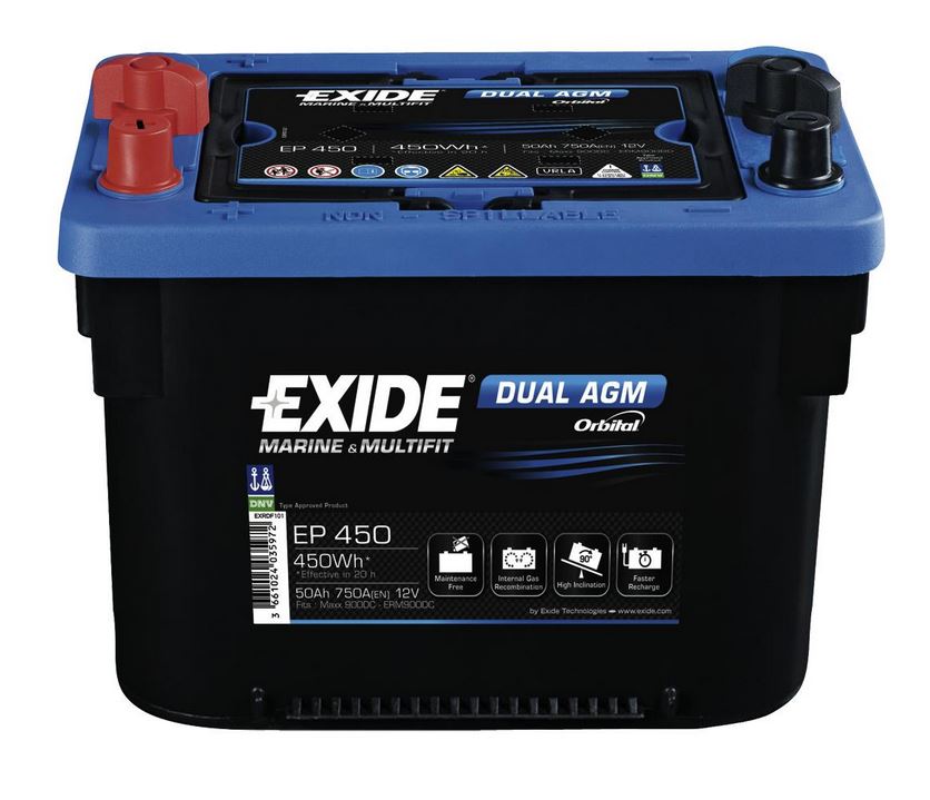 Exide Batterie Dual AGM EP 450  322/316