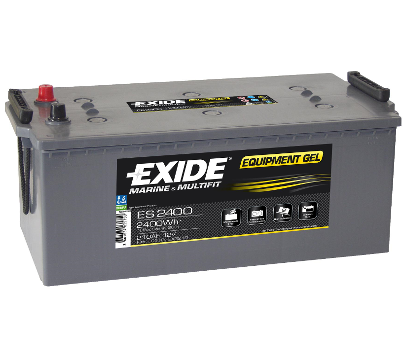 Exide Equipment Gel ES 2400 Batterie ~ 322/307