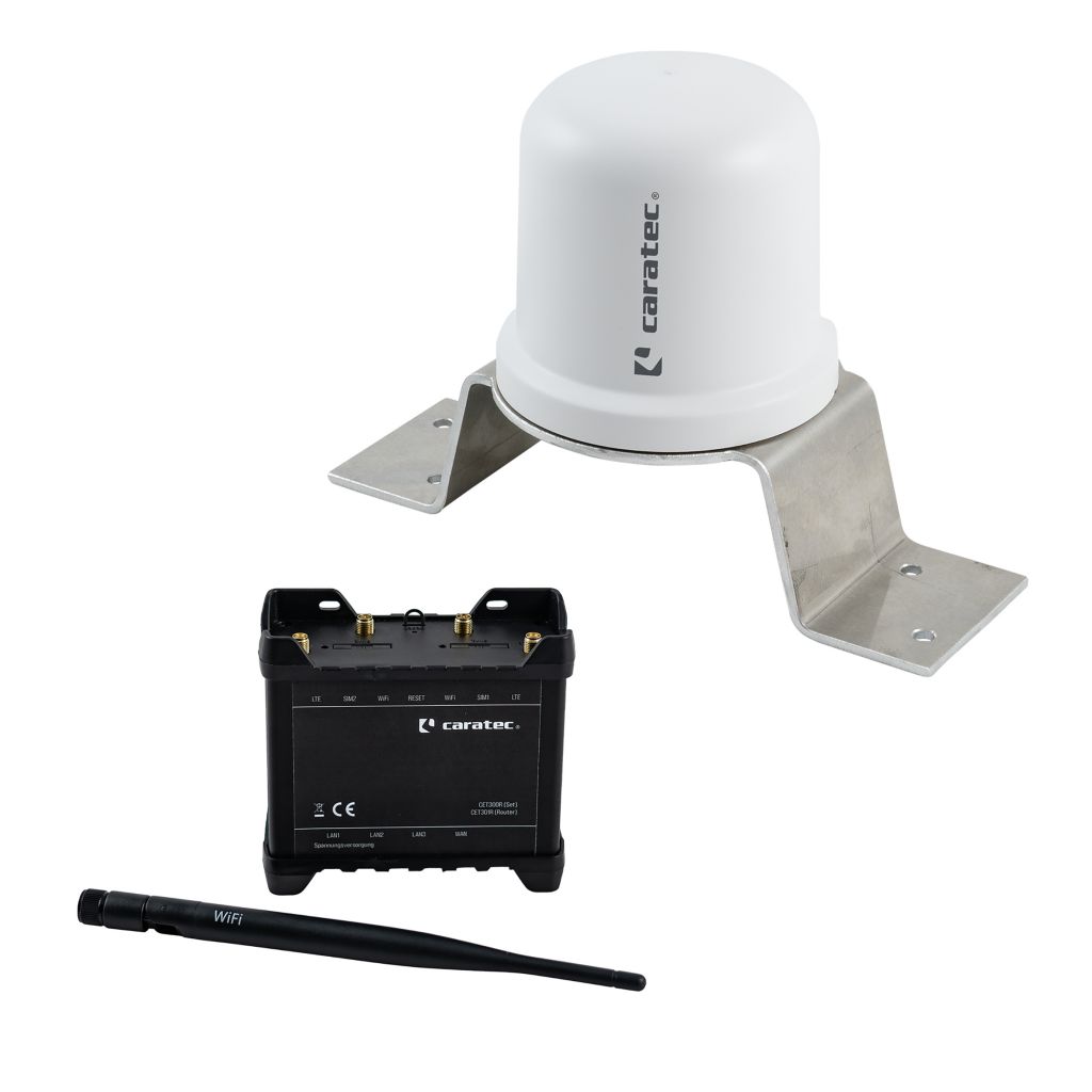 Caratec LTE/WiFi-Antenne Caratec Electronics CET300R, weiß ~ 70 741