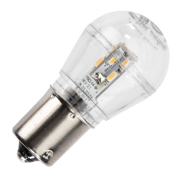 David Communication LED-Leuchtmittel CRI 80, 16er SMD Globe, Sockel BA15s, EEK: G ~ 322/064