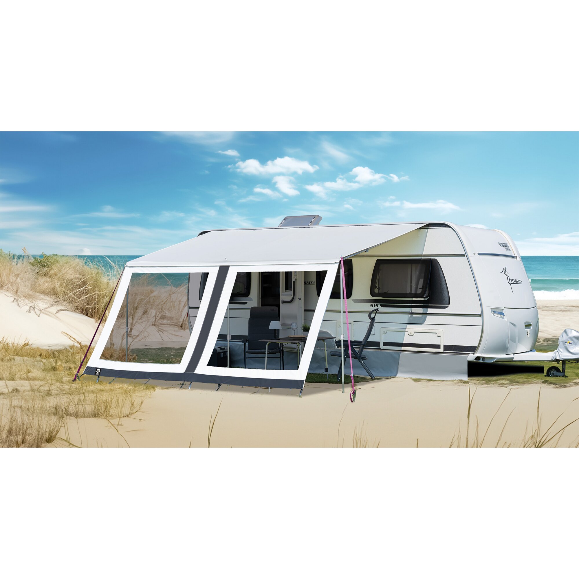 WIGO® Vorderteil Basic, Länge 4,5 m für Sonnendach Breeze ~ 93 898