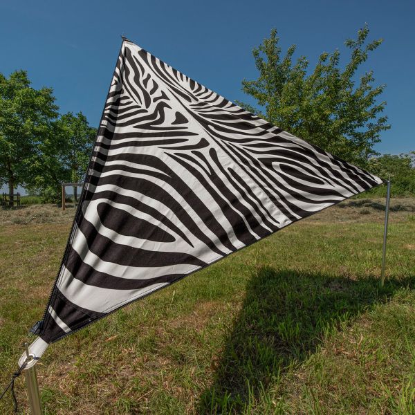 Bent® Sonnensegel „TC-Zip Canvas“ Africa, Zebra Druck ~ 072/639