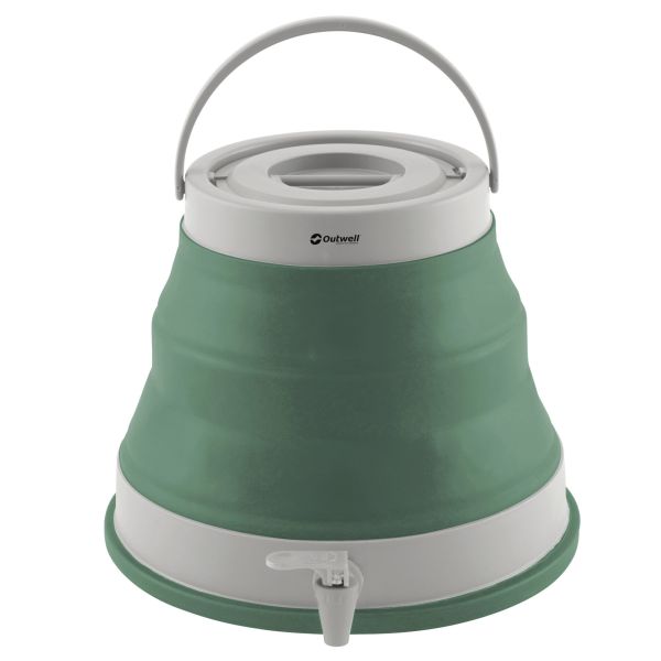 Outwell® Wasserkanister faltbar mit Ablasshahn, dunkelgrün ~ 550/818