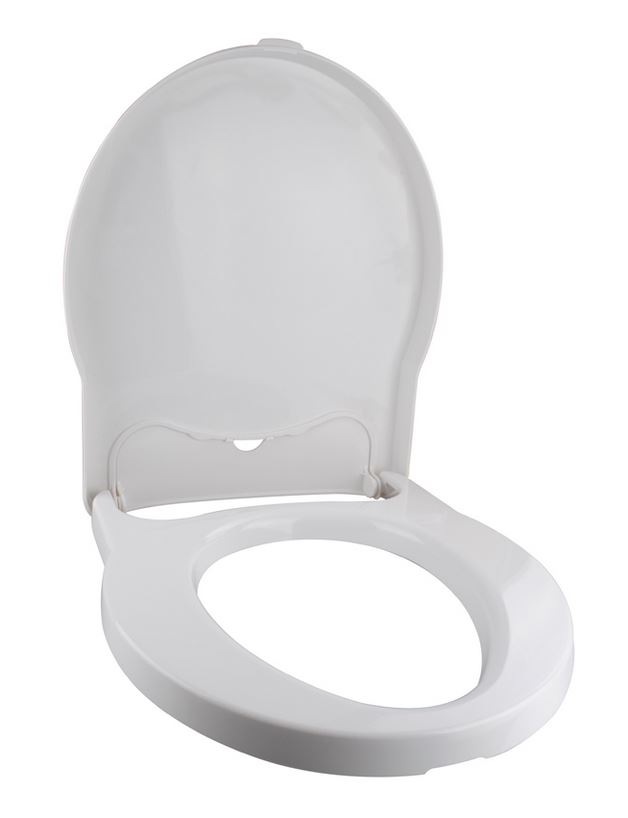 Thetford Toilettensitz mit Deckel granit für Porta Potti Excellence  ~ 301/372