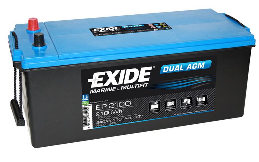 Exide Batterie Dual AGM EP 2100  322/324