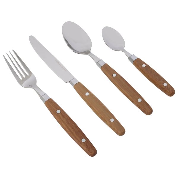 Gimex® Besteckset Wood, 16-tlg. ~ 550/109