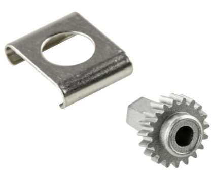 Geht component, Metallzahnrad, kleines Zahnrad, Nabenklemmscheibe, Unterlagsscheibe, 