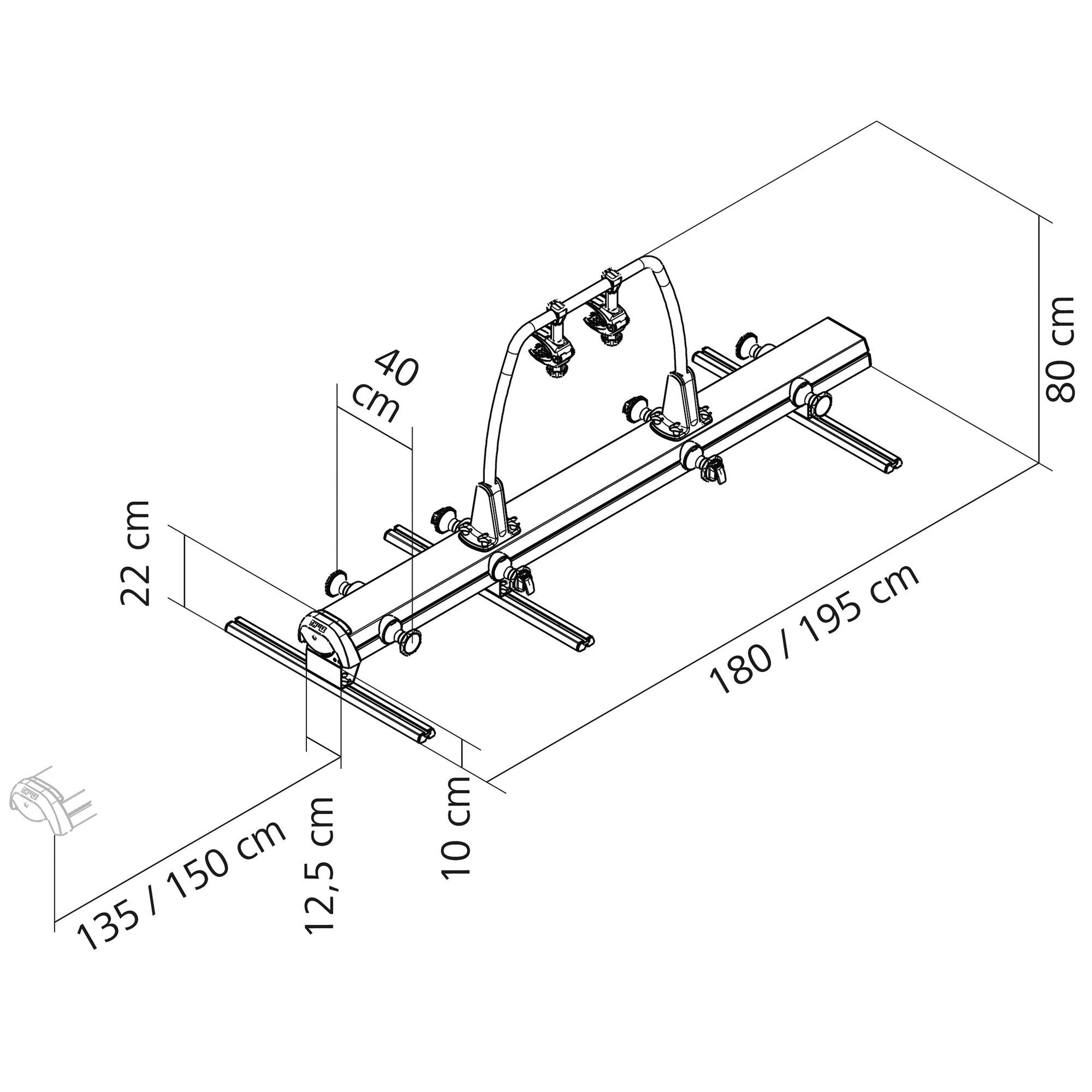 Thule® Fahrradträger Thule VeloSlide ~ 89 494