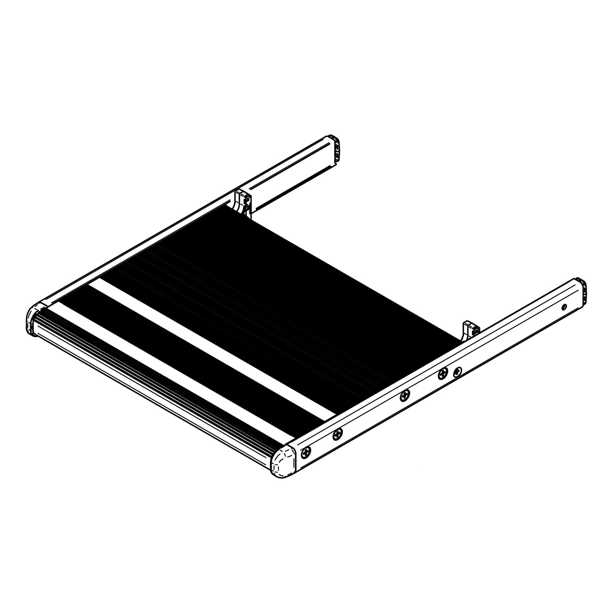 Thule® Trittbrett komplett Thule Slide-Out Step Ducato / Crafter, Größe 700 ~ B-603128