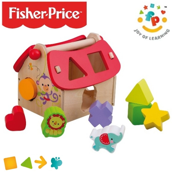 Happy People Fisher-Price 41203 Holz-Steckhaus