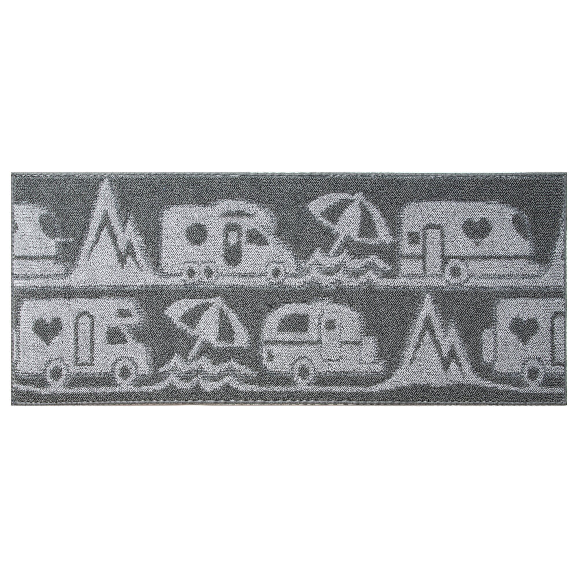 Gunselmann Teppich Master Camp 50 x 1 x 100 cm, dunkelgrau ~ 430/251