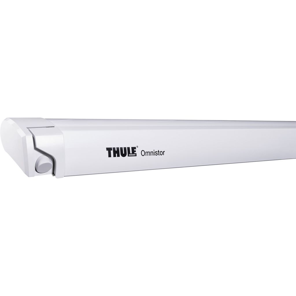 Thule Omnistor 6300 mit Motor, weiß, 3 x 2,5 m, Mystic-Grau ~ 92 401