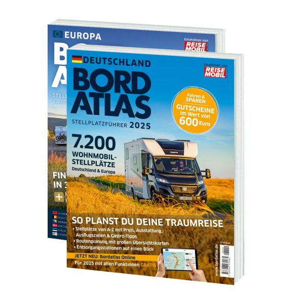 Geo-Center Bordatlas Stellplatzführer Deutschland und Europa 2025 ~ 066/020