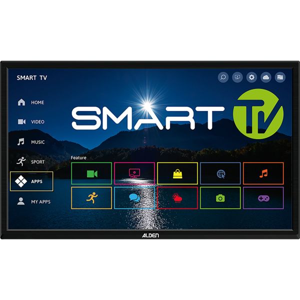 Alden AS2@ 80 Ultrawhite Paket mit Smartwide TV 22", EEK F ~ 70 583
