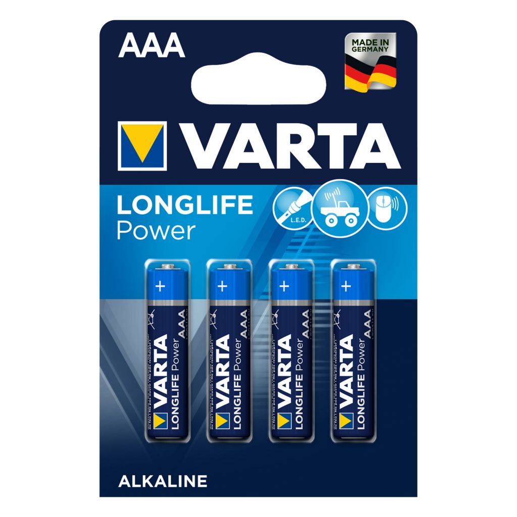 VARTA Varta Longlife Power AAA BL3, 4 Stück ~ 322/740