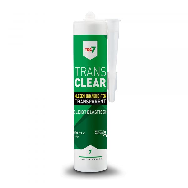 Klebe-und-Dichtstoff-TRANSCLEAR TEC7 Klebe- und Dichtstoff TRANSCLEAR, transparent, 310 ml ~ 451/227