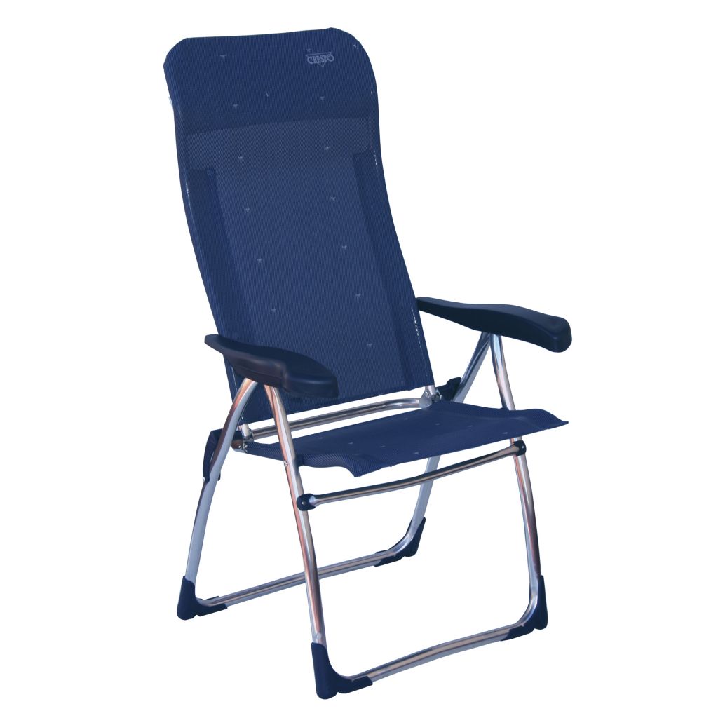 Crespo Campingstuhl hoch dunkelblau AL/315  ~ 611/111
