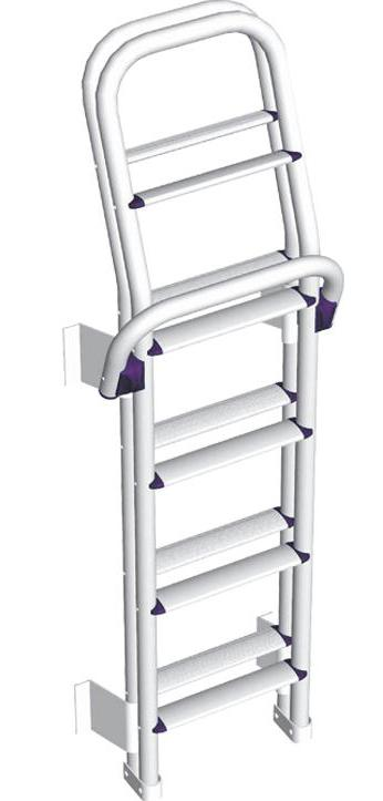 Thule® Leiter 10-stufig   ~ 89 395 zusammengeklappt