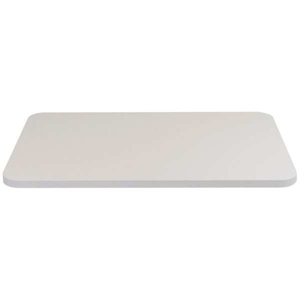 VierTec Leichtbautischplatte 80 x 2,8 x 45 cm, weiß hochglanz ~ 250/280