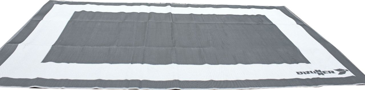 Brunner Zeltteppich Balmat grau/weiß, 6 x 3 m ~ 76 497