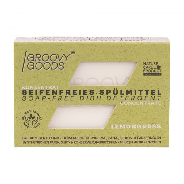 GROOVY GOODS Spülmittel seifenfrei, Lemongrass, 60 g ~ 550/804