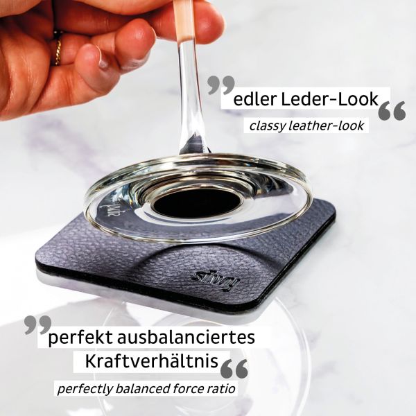 silwy® Magnet-Kristallgläser Champagnerglas, 2er-Set ~ 550/777