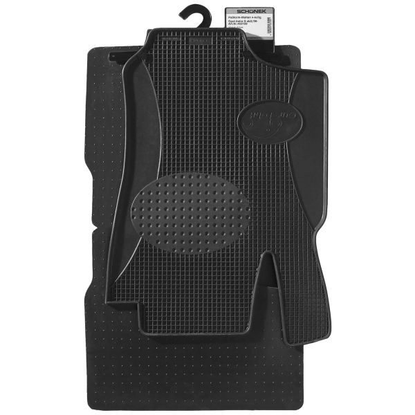Schönek Passform Gummimatte 3-tlg. für VW T5/T6, für 2-Sitzer ~ 430/140
