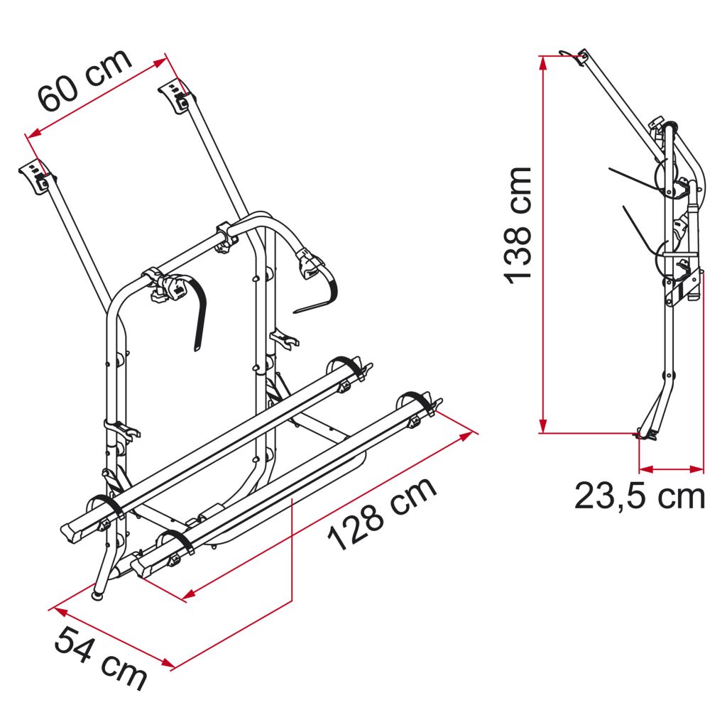 Fiamma® Fahrradträger Carry-Bike VW T4 ~ 136/567