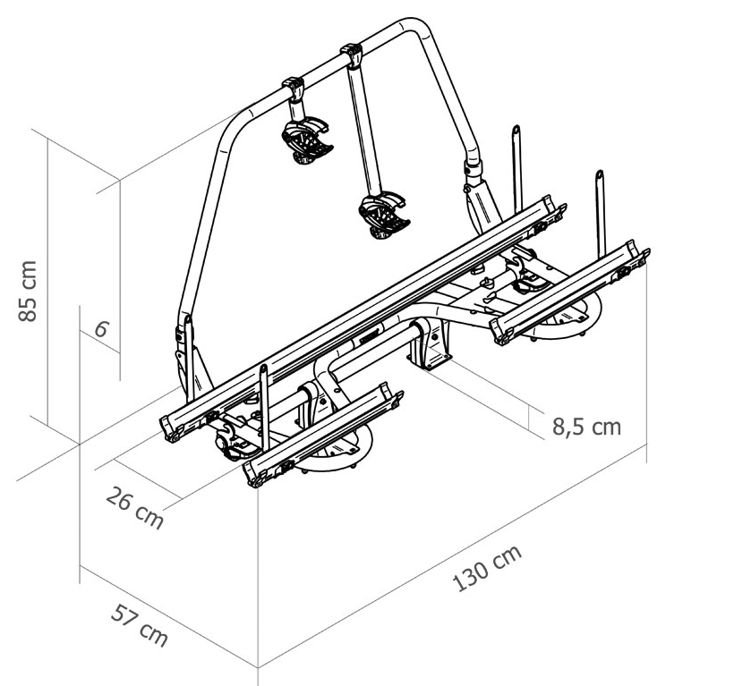 Thule® Fahrradträger Thule Caravan Superb Standard ~ 89 523