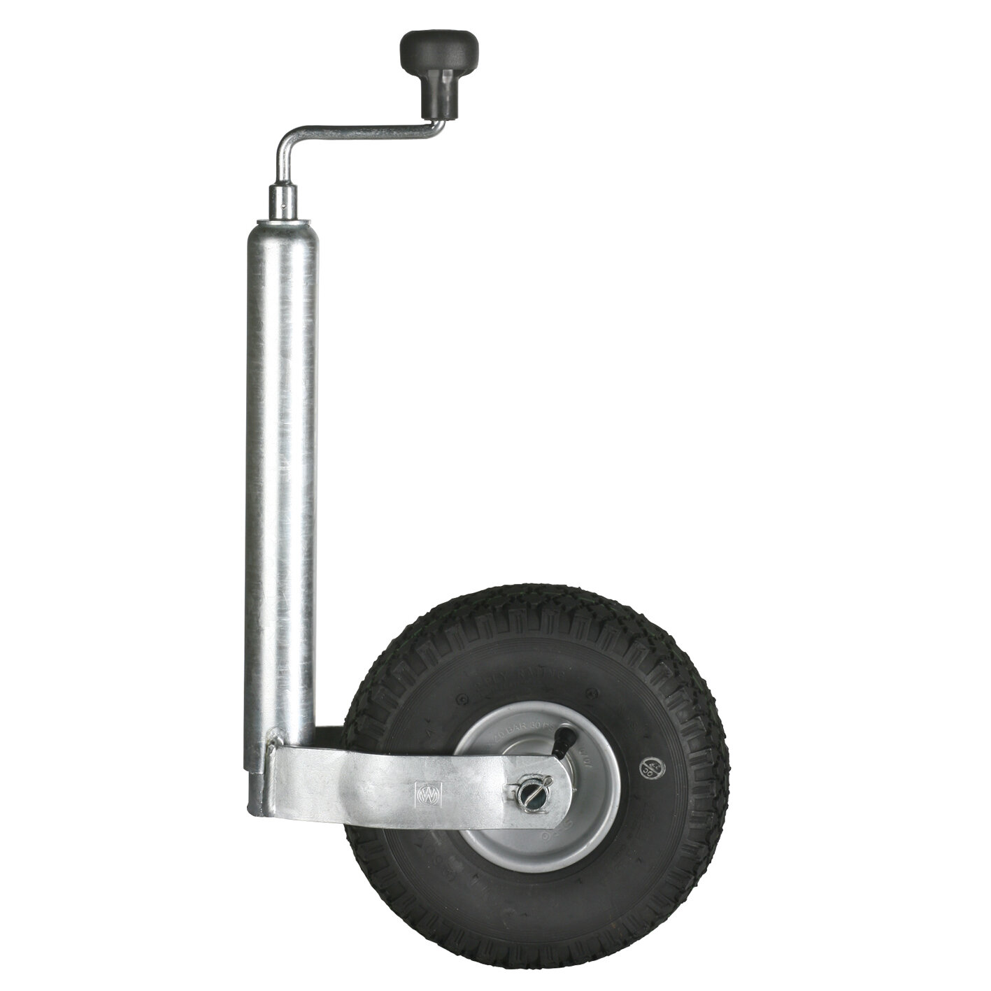GUG Deichsellaufrad Stahl, Größe 260 x 85 mm, Bereifung Luft ~ 115/027