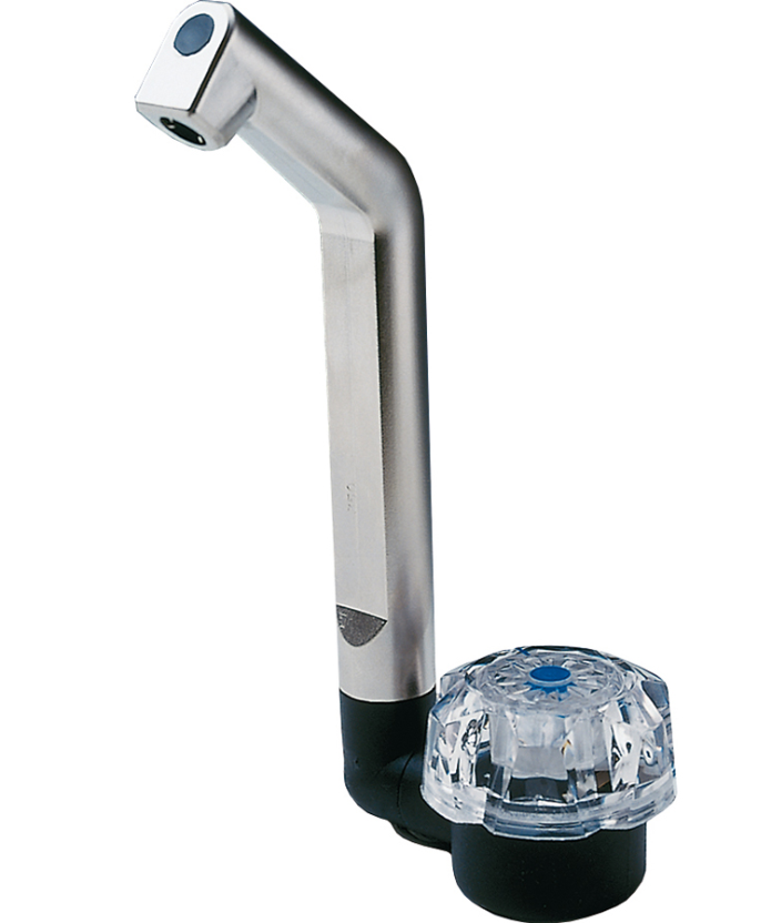 Reich Wasserhahn De Luxe silber/schwarz, lose  ~ 300/163-1