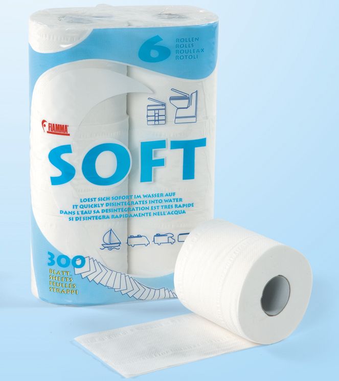 Fiamma Toiletten-Papier Soft 6 Rollen  ~ 301/051