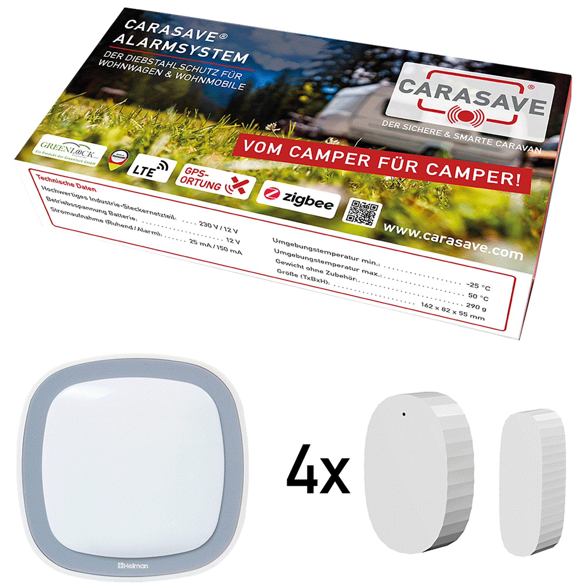 CARASAVE Alarmanlagen Set Camper Edition ~ 214/202