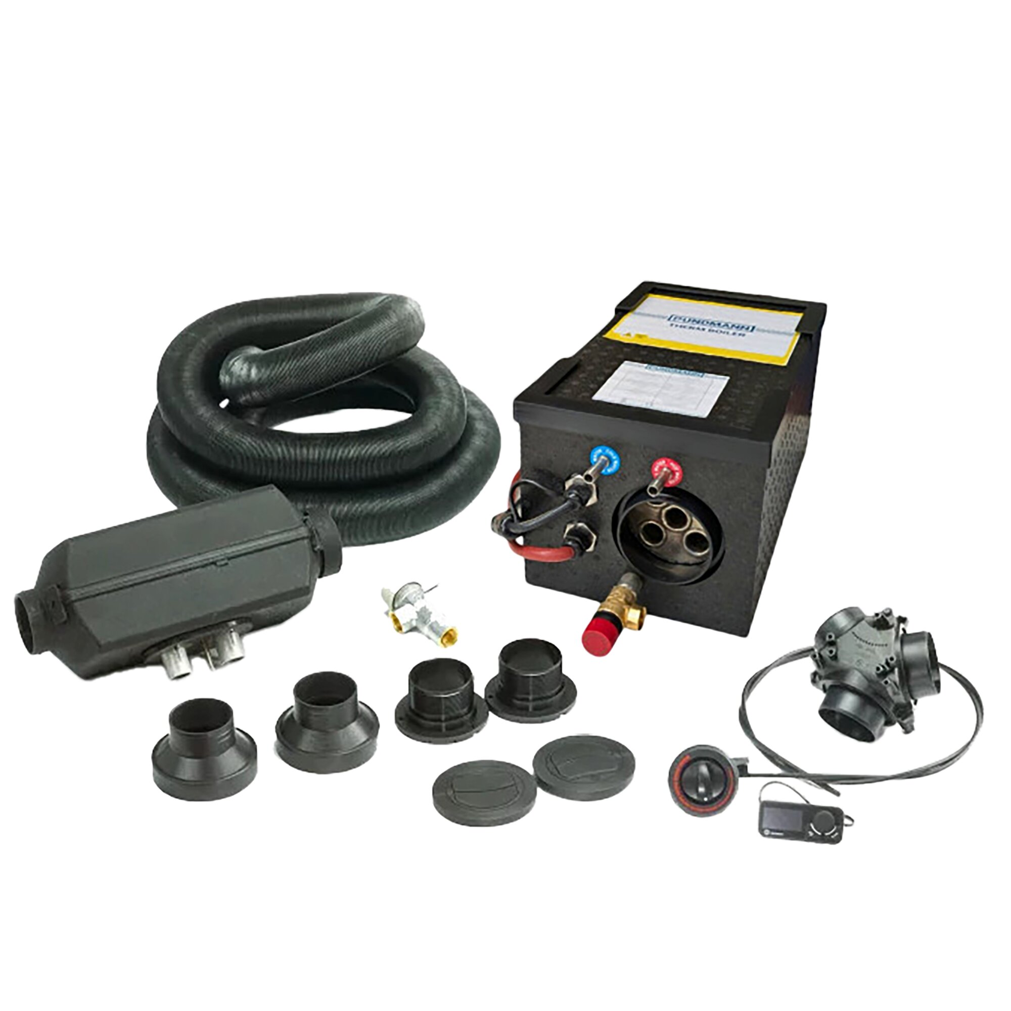 Pundmann Warmduscher-Set 6 Liter mit 2 kW Standheizung und Therme 12 V / 230 V ~ 311/065
