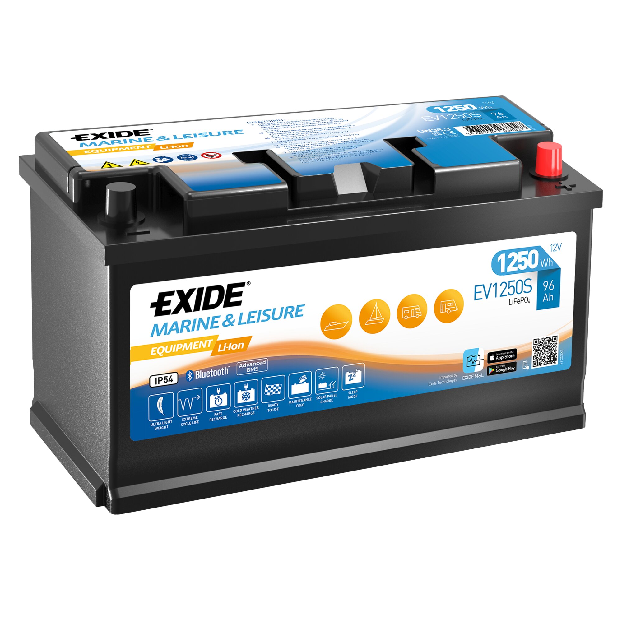 EXIDE Lithium Batterie EV1250S ~ 323/497