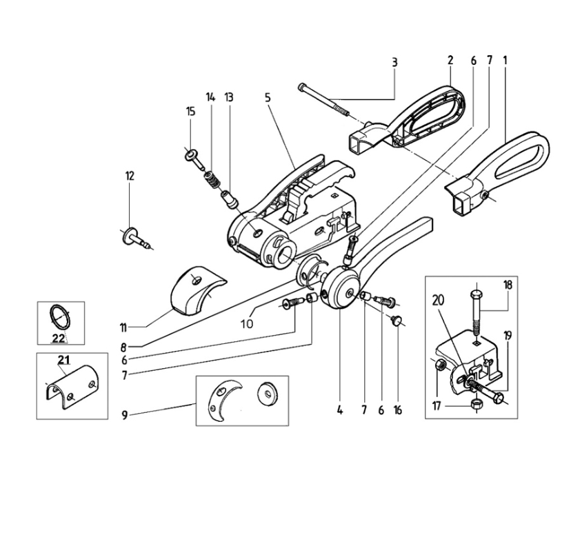 AL-KO Sicherheitskupplung AKS 3004 136/410 Ersatzteile Skizze