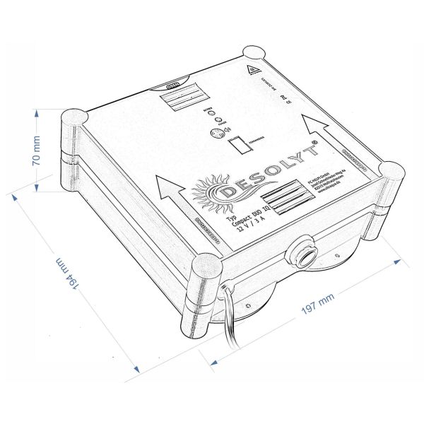 TW-DES Desolyt Compact DUO IQ Sense, weiß ~ 300/858