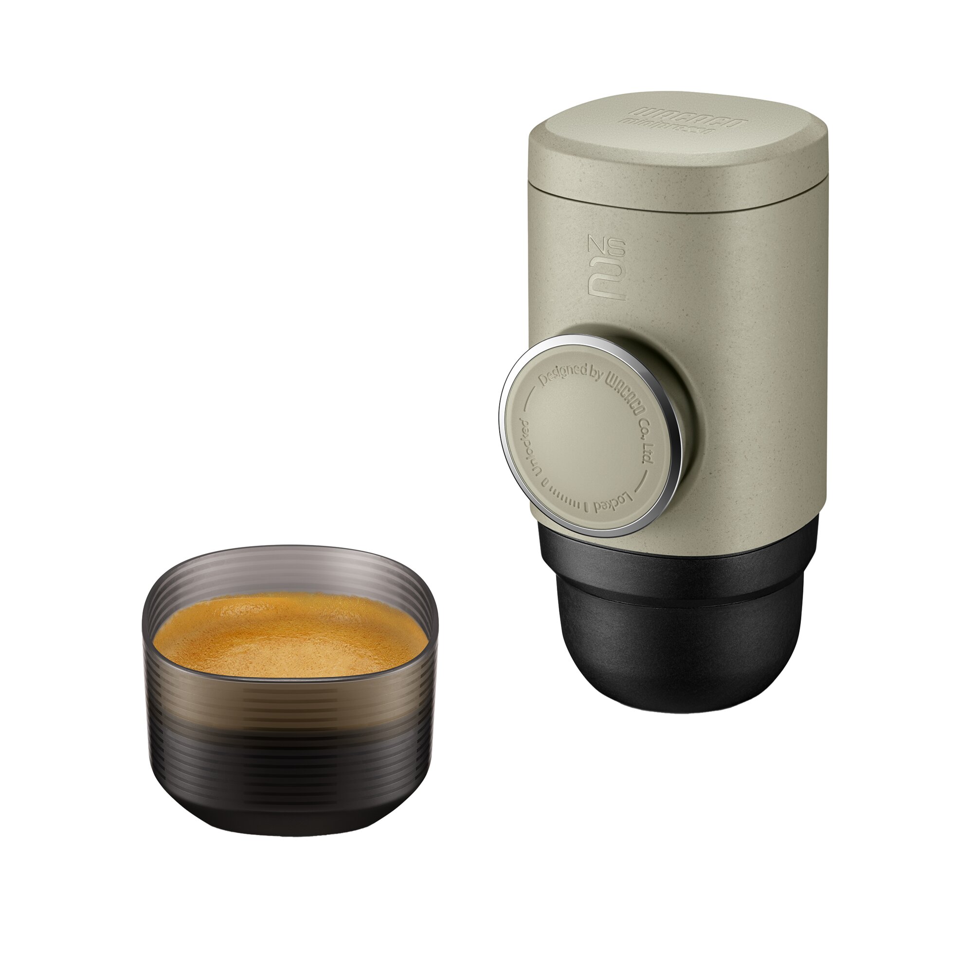 WACACO Tragbare Kapsel-Espressomaschine Minipresso NS2, taupe ~ 452/080