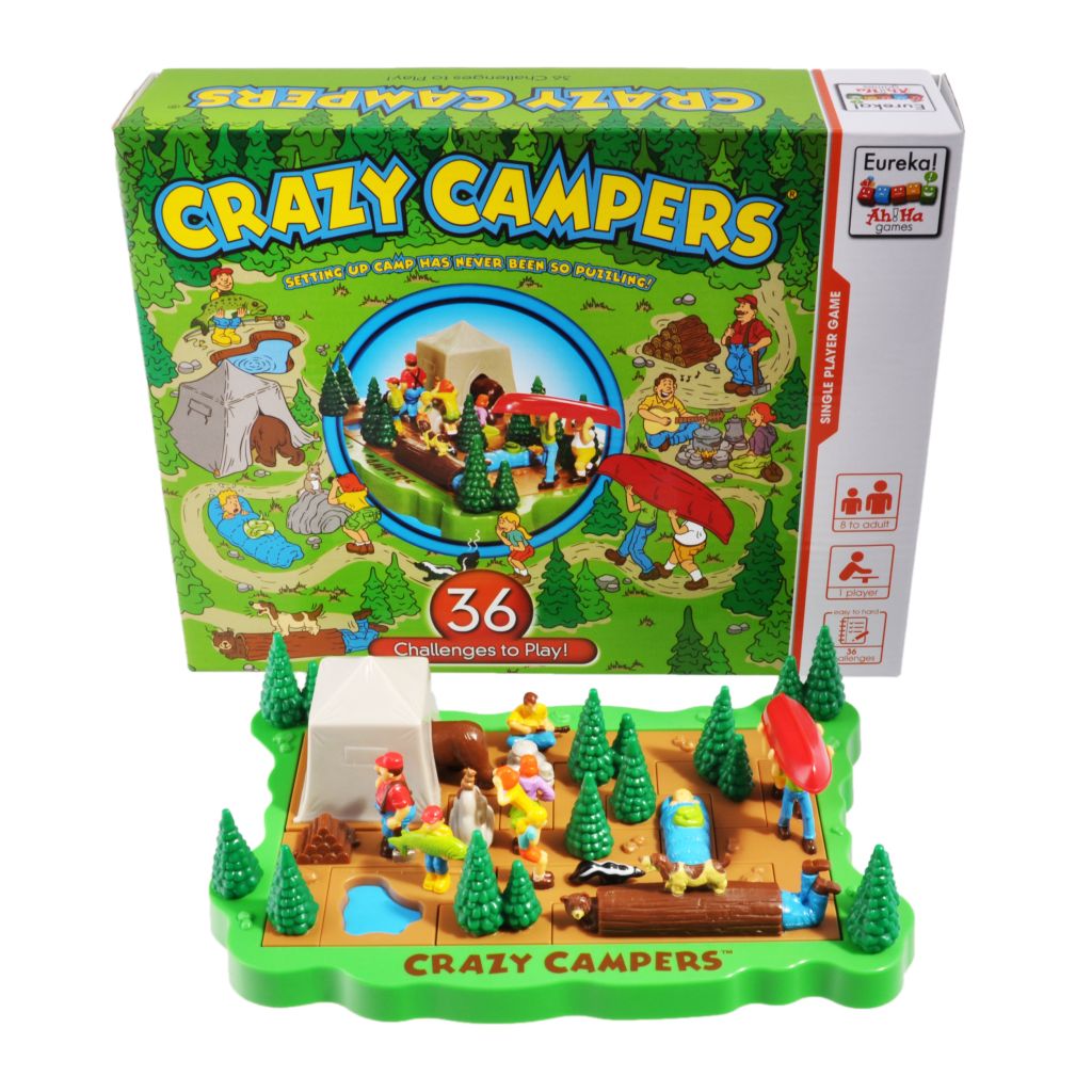 Spiel Crazy Campers mit Karton