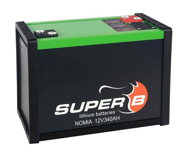 Super B Lithium-Batterie Super B Nomia LiFePO4 12V 340Ah ~ 322/369