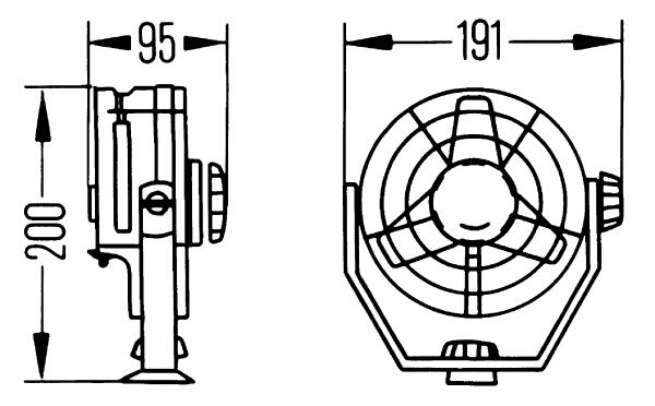 Hella Turbo-Ventilator 24 Volt ~ 72 921