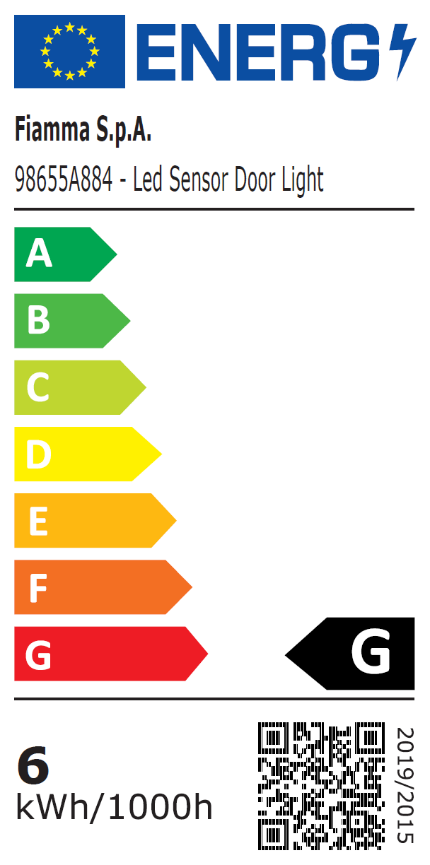 Fiamma® LED Türbeleuchtung mit Sensor, EEK G ~ 071/214