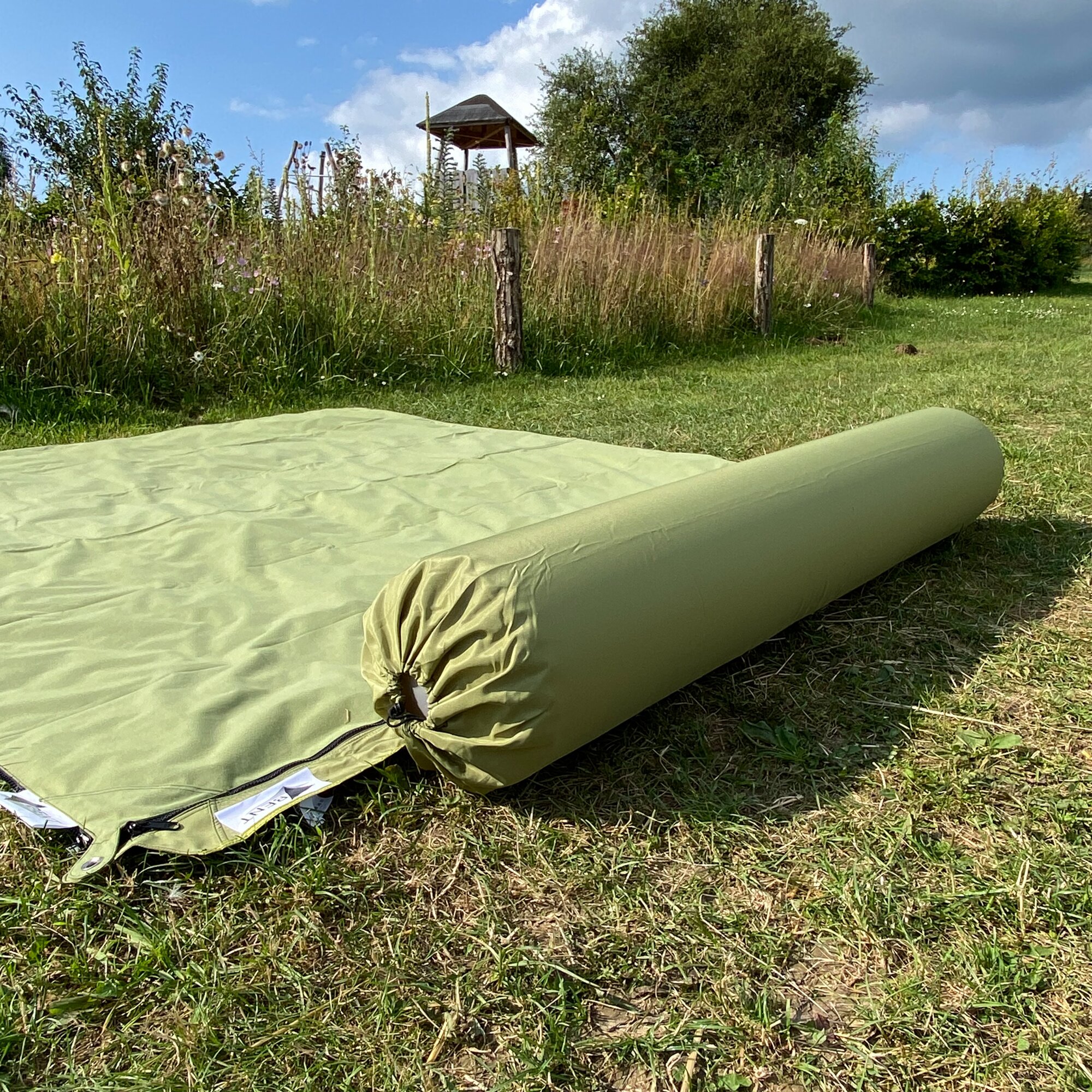 Bent® Kissenrolle „Zip XL Lounger“, grün ~ 072/701
