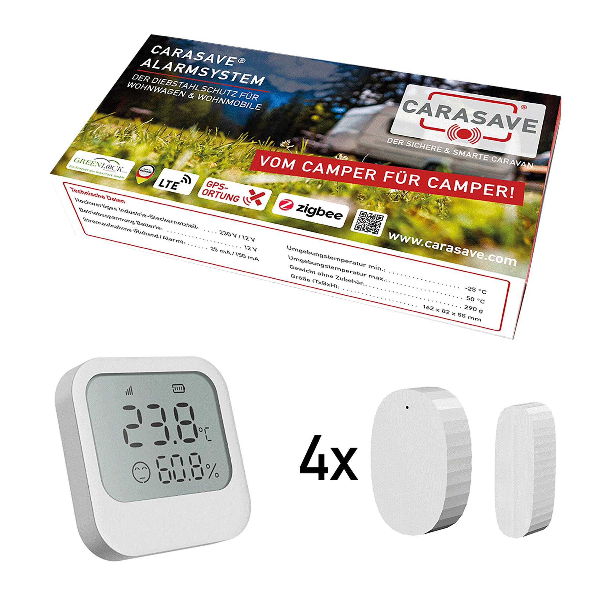 CARASAVE Alarmanlagen Set Vanlife Edition ~ 214/201