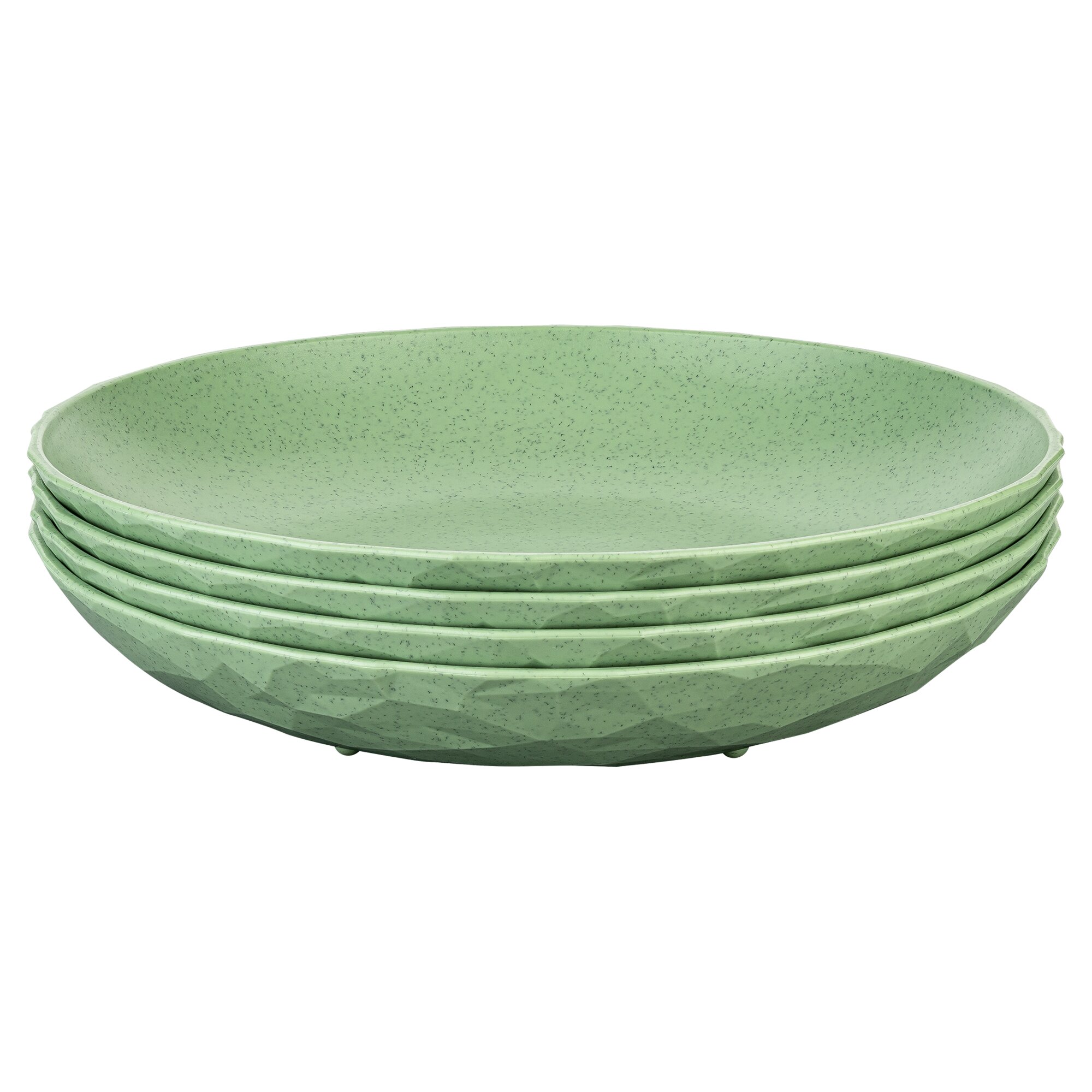 koziol Tiefe Teller CLUB PLATE 220, grün, 4er-Set ~ 551/290