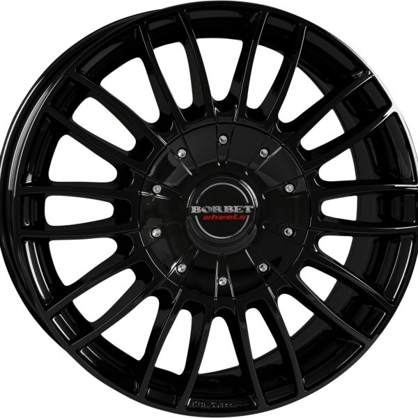 Borbet CW3 Heavy-Chassis für Fiat Ducato ab Bj. 07/2006, black glossy ~ 88 345