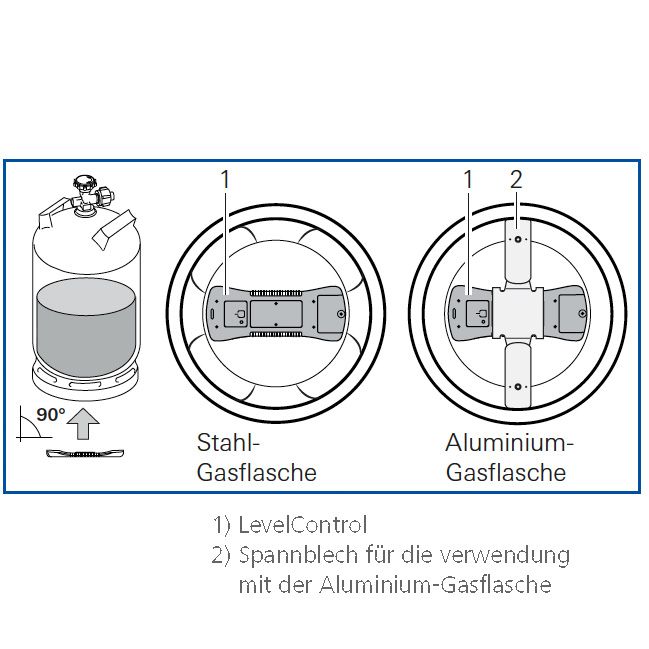 Truma Spannblech für LevelControl ~ 320/395