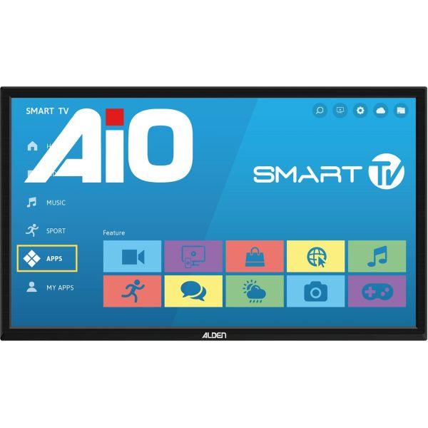 Alden Onelight 65 Ultrawhite Paket mit A.I.O. Smart TV 24", EEK F ~ 70 525
