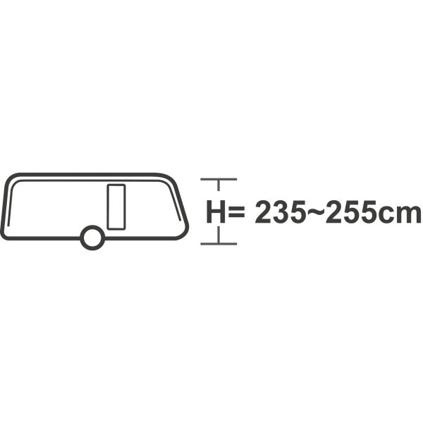 Westfield Reisevorzelt Ceres Gr. 08, Umlauf 946 – 980 cm ~ 075/737