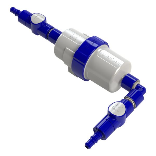 easydriver Wasserfilter myclean Einbauset, ein gerader und ein gewinkelter Anschluss ~ 303/212